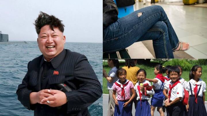 पूरी दुनिया से कटा और अलग थलग देश है नॉर्थ कोरिया. इस देश में मानवाधिकारों का जबरदस्त उल्लंघन होता आ रहा है. इस देश का युवा तानाशाह 'किम जोंग उन' काफी सनकी और क्रूर माना जाता है. नॉर्थ कोरिया के लोगों पर कैसे कैसे प्रतिबंध हैं ये जानकर आप हैरत में पड़ जाएंगे. आगे की स्लाइड्स में जानिए कि एक आम नॉर्थ कोरियन व्यक्ति क्या-क्या नहीं कर सकता!