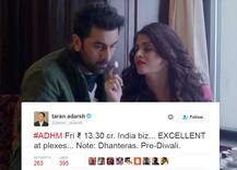 Box Office: \'ऐ दिल है मुश्किल\' ने पहले दिन की है शानदार कमाई, जानें कलेक्शन