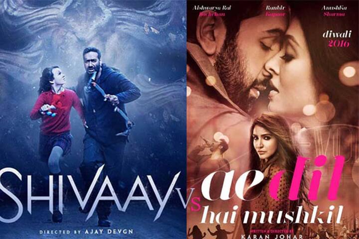 Bollywood जानें, पहले हफ्ते 'ऐ दिल है मुश्किल' और 'शिवाय' का Box Office कलेक्शन...