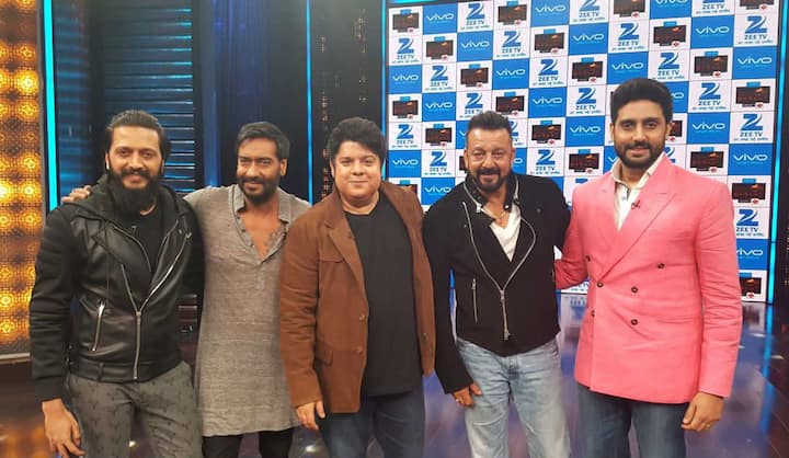 ‘जी टीवी’ के शो ‘यारों की बारात’ में इस हफ्ते अजय देवगन, संजय दत्त और अभिषेक बच्चन शिरकत करेंगे. ‘यारों की बारात’ को निर्देशक साजिद खान और एक्टर रितेश देशमुख होस्ट कर रहे हैं. ये पहली बार है जब बॉलीवुड के ये तीन सितारें एक साथ किसी शो में नजर आएंगे. देखें, शो के शूटिंग की कुछ तस्वीरें.