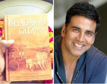 अक्षय को मथुरा में \'राहगीर\' ने तोहफे में दी भगवद् गीता