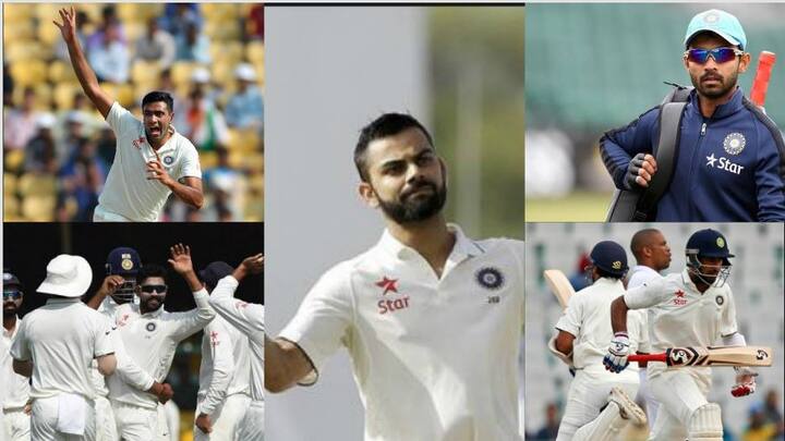 हाल में न्यूजीलैंड का टेस्ट सीरीज में 3-0 से सफाया करने वाली टीम इंड़िया शानदार फॉर्म में है. ऐसे में कल से इंग्लैंड के खिलाफ शुरु हो रही 5 मैचों की टेस्ट सीरीज में टीम इंडिया का पलड़ा भारी रहेगा. इंग्लैंड को हाल ही में बंग्लादेश के हाथों भी टेस्ट मैच में हार का सामना करना पड़ा था. ऐसे में टीम इंड़िया के पास इंग्लैंड से पिछली सीरीज में मिली हार का बदला लेने का सुनहरा मौका है. आगे स्लाइड्स में जाने टीम इंडिया के उन 5 खिलाड़ियों के बारे में जो इंग्लैंड के लिए सबसे बड़ी चुनौती बन सकते हैं...!