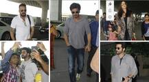 एयरपोर्ट पर कुछ इस अंदाज में नजर आए बॉलीवुड सितारे