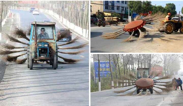 चीन अपने देश में पब्लिक प्लेस की क्लिनिंग के लिए कुछ इस तरह के उपकरणों का इस्तेमाल करता है.