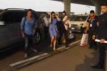 नज़र आया मीरा का बढ़ा हुआ वजन, कैमरे से बेटी को बचाते दिखे शाहिद