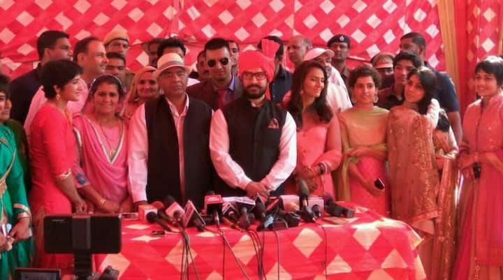 आमिर गीता फोगट की शादी में शामिल होने इस गांव में आए हैं.