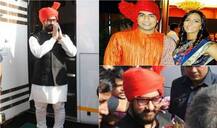 IN PICS: अपनी \'बेटी\' की शादी में पहुंचे आमिर खान!