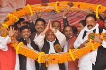 सियासी पारा गर्म: अखिलेश के बिना ही मुलायम ने की रैली, मायावती ने बताया फ्लॉप