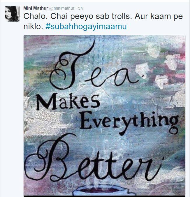 अच्छी बात ये थी कि मिनी ने ट्रॉल करने वालों को बहुत ही दिलचस्प तरीकों से जवाब दिए.