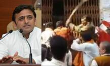 बैंक कतार में खड़े लोगों पर लाठीचार्ज के केस में अखिलेश ने SP-SO को किया सस्पेंड