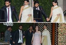 देखें, अंबानी की पार्टी में दीपिका और रणवीर एक साथ, वो भी हाथों में डाले हाथ