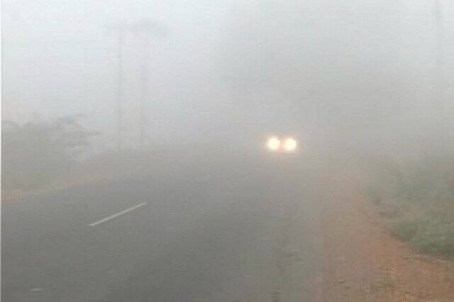 तो वहीं राजस्थान के धौलपुर में भी आज सुबह कुछ ऐसा ही नजारा देखने को मिला.