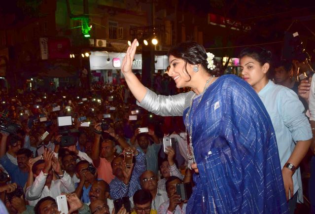 मुंबई में बॉलीवुड एक्ट्रेस विद्या बालन ने किया \'कहानी 2\' का प्रमोशन 