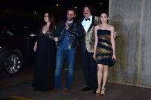 बेबी बंप संभालते हुए मनीष की बर्थडे पार्टी में सैफ-करिश्मा संग पहुंची करीना