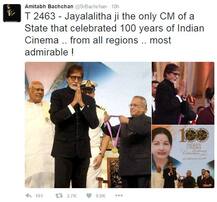 जयललिता के निधन पर अमिताभ से सहवाग तक सबने जताया दुख