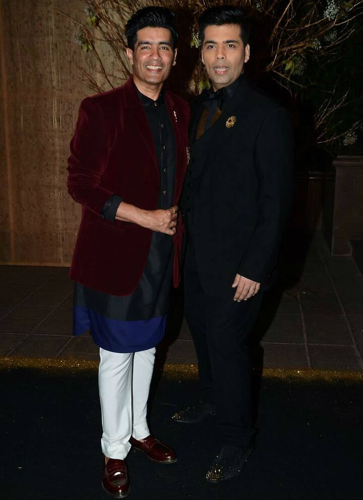 करन जौहर के साथ मनीष मल्होत्रा (Photo: Manav Mangalani)
