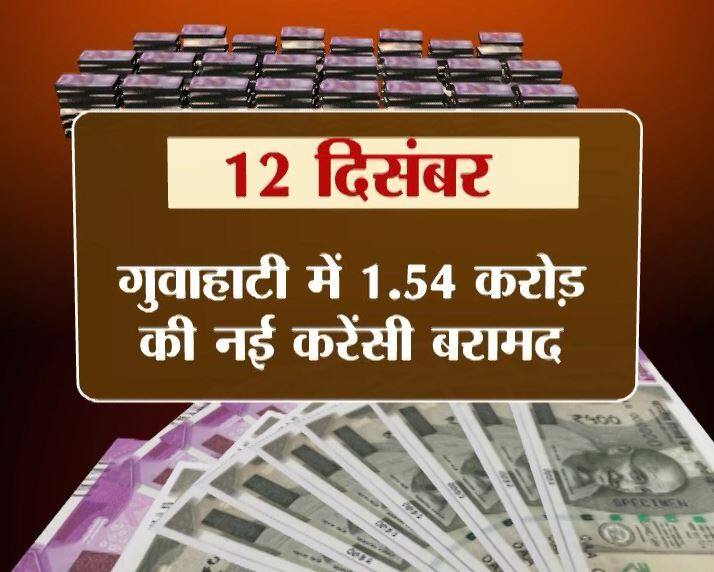 गुवाहाटी में सीआईडी ने 1 करोड़ 54 लाख की नई करेंसी बरामद की है.