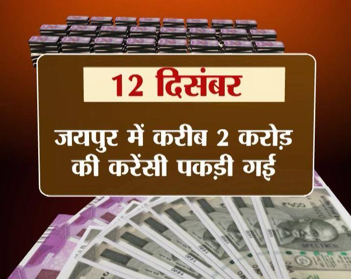 जयपुर में करीब दो करोड़ की नई करेंसी पकड़ी गई है.