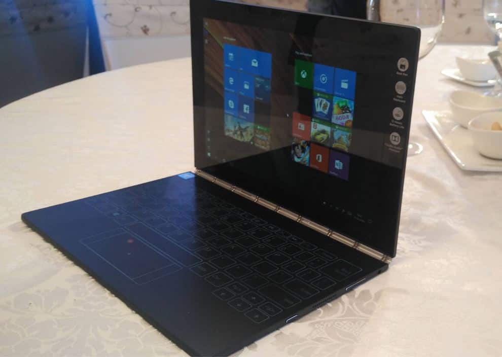 Lenovo Yoga Book Worlds Thinnest 2 In 1 Launched In India लेनोवो ने लॉन्च किया halo की-बोर्ड के साथ दुनिया का 'सबसे पतला' लैपटॉप योगा बुक
