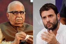 बीजेपी में लोकतांत्रिक मूल्यों के लिए लड़ रहे हैं आडवाणी: राहुल गांधी