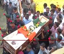 पंपोर आतंकी हमला: देश के वीर जवान सौरभ को दी गई अंतिम विदाई