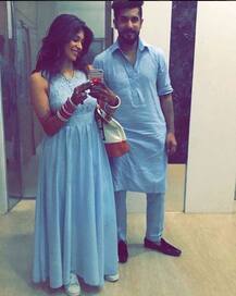 शादी के बाद कुछ इस अंदाज में नजर आएं टीवी एक्ट्रेस किश्वर और सुयश!