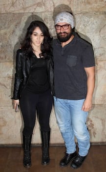 आमिर खान की \'दंगल\' देखने पहुंचीं उनकी बेटी इरा खान