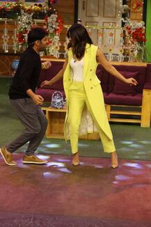 पंजाबी फिल्म Sarvann के प्रमोशन के दौरान प्रियंका ने कपिल संग की जमकर मस्ती