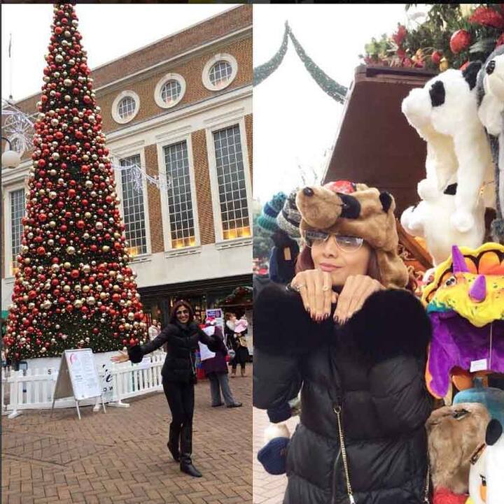 Love my Sunday Binge. Treacle sponge with hot custard makes me go weak in the knees????????????#fooddiaries #foodcoma #sundaybinge A video posted by Shilpa Shetty Kundra (@officialshilpashetty) on Dec 18, 2016 at 9:21am PST