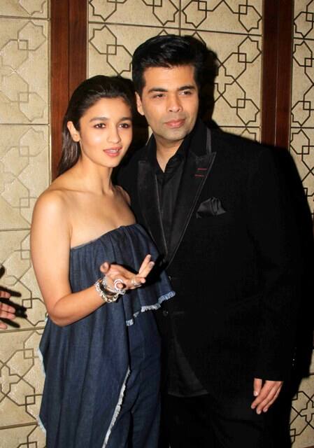 आलिया भट्ट और करण जौहर