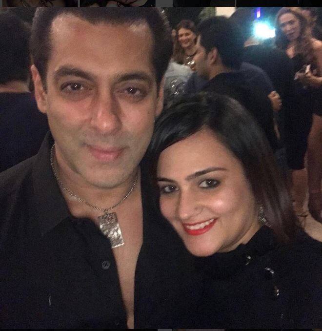 मुंहबोली बहन श्वेता रोहिरा के साथ सलमान खान