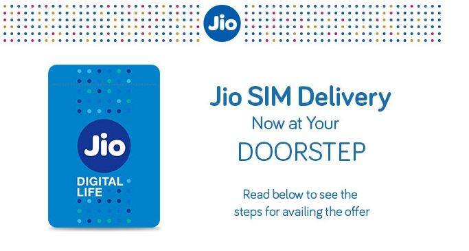 स्नैडील के वेबपेज पर रिलायंस जियो सिम की होम डिलीवरी का एड नजर आया.
