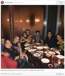 सुज़ैन की बहन ने पोस्ट की फैमिली डिनर की तस्वीरें, ऋतिक भी हैं मौजूद!