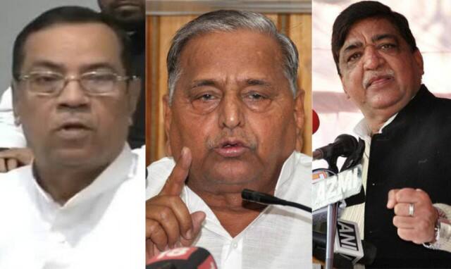 Mulayam Singh Yadav Expels Naresh Agarwal And Kiranmoy Nanda From Samajwadi Party SP सासंद नरेश अग्रवाल और किरणमय नंदा को मुलायम सिंह ने पार्टी से निकाला