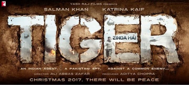 14. टाइगर जिंदा है: सुपरस्टार सलमान खान की इस साल आने वाली दूसरी फिल्म है 'टाइगर जिंदा है.' यह सलमान की ब्लॉकबस्टर फिल्म ‘एक था टाइगर’ का सीक्वल होगा. इसमें सलमान की अभिनेत्री उनकी ‘एक्स गर्लफ्रेंड’ कटरीना कैफ हैं. फिल्म का डायरेक्शन अली अब्बास जफर करेंगे. सलमान की सुपरहिट फिल्म ‘सुल्तान’ का निर्देशन भी अली अब्बास जफर ने ही किया था. यशराज बैनर तले बनने वाली फिल्म ‘टाइगर जिंदा है’ क्रिसमस 2017 पर रिलीज होगी. आपको बता दें कि 15 अगस्त 2012 को रिलीज हुई सलमान की फिल्म ‘एक था टाइगर’ ने अपनी कमाई से बॉक्स ऑफिस को हिला दिया था. एक था टाइगर ने करीब 199 करोड़ का बिजनेस किया था. इस फिल्म में सलमान और कैटरीना की जोड़ी ने दर्शकों का खूब मनोरंजन किया था.