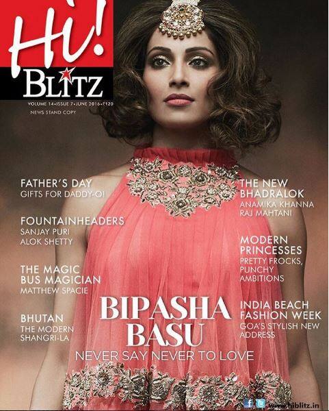 Hi Blitz मैग्ज़ीन के कवर पर बिपाशा बसु