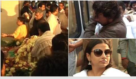 ओम पुरी के अंतिम दर्शन के लिए पहुंची बॉलीवुड हस्तियां, फफक पड़े इरफान खान ओम पुरी के अंतिम दर्शन के लिए पहुंची बॉलीवुड हस्तियां, फफक पड़े इरफान खान