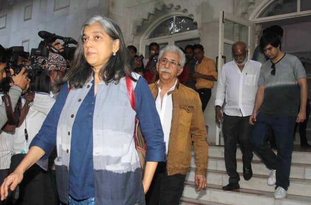 रत्ना पाठक और नसीरूद्दीन शाह
