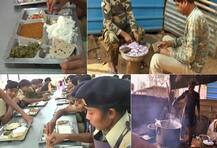 दंतेवाड़ा के CRPF कैंप और नागपुर के पुलिस ट्रेनिंग सेंटर में जवानों के खाने की पड़ताल