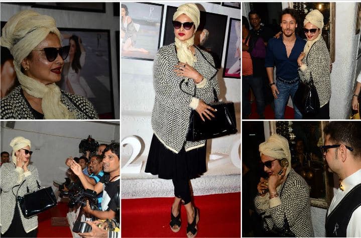 नए साल के साथ बॉलीवुड सितारों से सजा अब नया कैलेंडर भी लॉन्च हो गया है. मशहूर फोटोग्राफर डब्बू रतनानी ने कल मुंबई मे अपना कैलेंडर लॉन्च कर दिया है जिसमें सुपरस्टार शाहरूख सहित कई बॉलीवुड के बड़े सितारे अलग अंदाज में दिख रहे हैं. इस लॉन्च समारोह में शाहरू खान, विद्या बालन, वरुण धवन, सिद्धार्थ मल्होत्रा, सनी लियोनी और कृति सैनन जैसे बॉलीवुड के कई नामचीन सितारे पहुंचे. लेकिन इनके साथ ही यहां पर बॉलीवुड की खूबसूरत अदाकारा रेखा भी पहुंचीं जिन्होंने अपने चुलबुले अंदाज से सबका दिल जीत लिया. (Photo: Manav Mangalani)