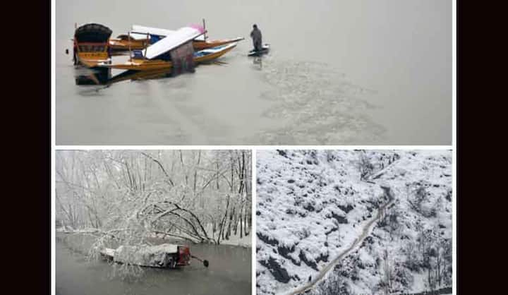 कश्मीर घाटी में ताजा बर्फबारी और हल्की बारिश के चलते सोमवार को कंपकंपाती शीतलहर का असर कुछ कम हुआ. श्रीनगर में 7.4 सेंटीमीटर ताजा बर्फबारी हुई, जिसके चलते सोमवार तड़के मौसम में ठंडक में थोड़ी कमी आई.