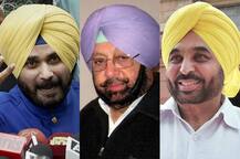 पंजाब: अमृतसर ईस्ट से सिद्धू, लांबी से अमरिंदर, जलालाबाद से भगवंत ने भरा पर्चा