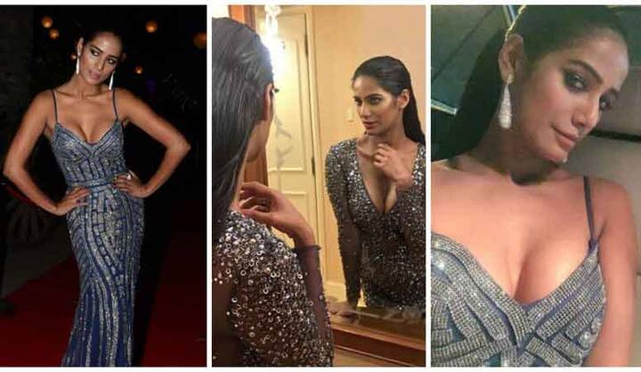 पूनम पांडे Elle अवॉर्ड्स में शिरकत करने पहुंचीं.