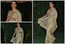 काफी समय बाद एक वेडिंग इवेंट में ट्रेडिशनल अवतार में नज़र आईं तब्बू, देखें Pics