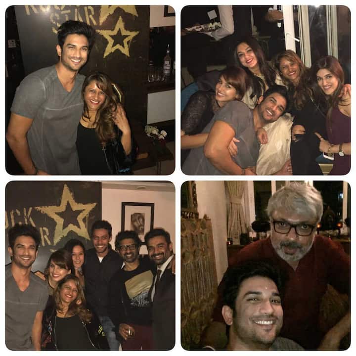 पार्टी की ये तस्वीरें खुद सुशांत ने ही सोशल मीडिया पर पोस्ट की हैं.