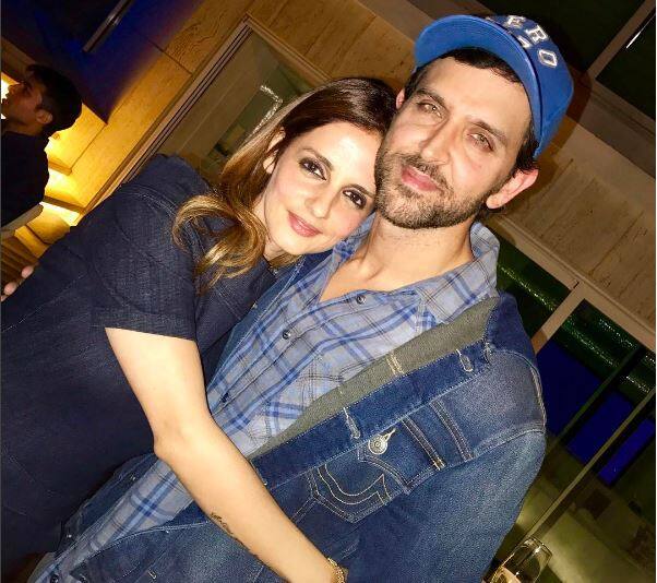 Sussanne Khan Shares Picture With Hrithik Roshan ऋतिक को गले लगा सुजैन ने की 'काबिल' एक्टर की तारीफ