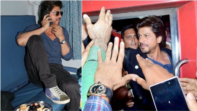 आपको बता दें कि शाहरुख खान इन दिनों अपनी फिल्म 'रईस' के प्रचार में व्यस्त हैं. इसी सिलसिले में वह अगस्त क्रांति राजधानी एक्सप्रेस से दिल्ली तक का रास्ता तय करके आए. इसी सफर के दौरान वडोदरा में शाहरुख की एक झलक पाने के लिए हजारों की भीड़ जुटी. भीड़ पर काबू पाने को पुलिस ने लाठी चार्ज किया, जिसमें स्थानीय पार्षद की मौत हो गई और कई लोग घायल हो गए.