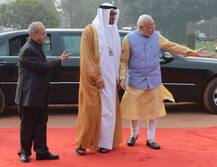 अबू धाबी के क्राउन प्रिंस का स्वागत, गणतंत्र दिवस के अतिथि हैं प्रिंस