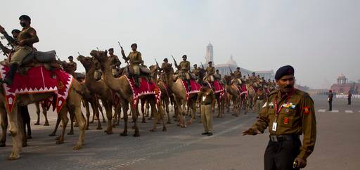   ऐतिहासिक राजपथ पर सुरक्षा के विशेष इंतजाम किए गए हैं, यहां राष्ट्रपति प्रणब मुखर्जी देश की प्रदर्शित होने वाली सैन्य ताकत देखेंगे. राष्ट्रपति सशस्त्र बलों के सर्वोच्च कमांडर हैं.