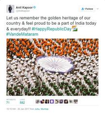 बॉलीवुड हस्तियों ने दी देशवासियों को गणतंत्र दिवस की शुभकामनाएं